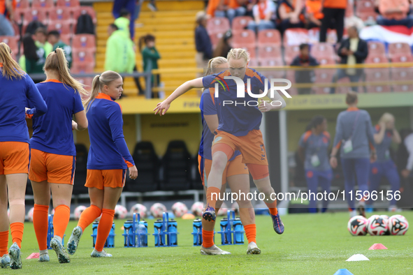 Emma Eliza Frijns of the Netherlands during the FIFA U-20 Women's World Cup Colombia 2024 third-place match between the Netherlands and the...