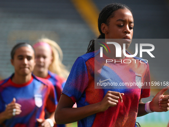 Jordynn Dudley of the United States during the FIFA U-20 Women's World Cup Colombia 2024 third-place match between the Netherlands and the U...