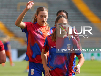 Riley Jackson of the United States during the FIFA U-20 Women's World Cup Colombia 2024 third-place match between the Netherlands and the Un...