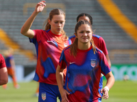 Riley Jackson of the United States during the FIFA U-20 Women's World Cup Colombia 2024 third-place match between the Netherlands and the Un...