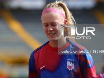 Maddie Dahlien of the United States during the FIFA U-20 Women's World Cup Colombia 2024 third-place match between the Netherlands and the U...