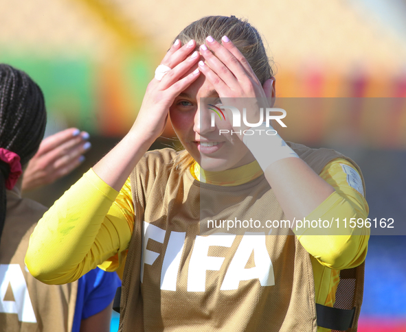 Caroline Nicole Birkel of the United States during the FIFA U-20 Women's World Cup Colombia 2024 third-place match between the Netherlands a...