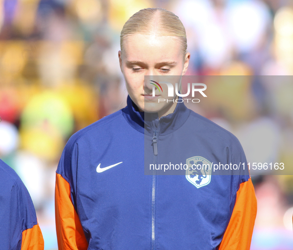 Bo van Egmond of the Netherlands during the FIFA U-20 Women's World Cup Colombia 2024 third-place match between the Netherlands and the Unit...