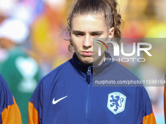 Diana Apollonia Remmers of the Netherlands during the FIFA U-20 Women's World Cup Colombia 2024 third-place match between the Netherlands an...