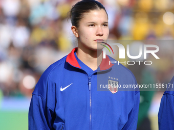 Pietra Tordin of the United States during the FIFA U-20 Women's World Cup Colombia 2024 third-place match between the Netherlands and the Un...