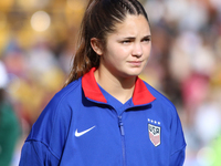 Riley Jackson of the United States during the FIFA U-20 Women's World Cup Colombia 2024 third-place match between the Netherlands and the Un...