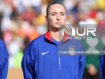 Heather Suzanne Gilchrist of the United States during the FIFA U-20 Women's World Cup Colombia 2024 third-place match between the Netherland...