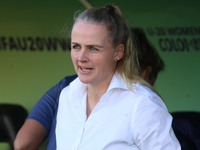 Roos Kwakkenbos, coach of the Netherlands, and Femke Liefting during the FIFA U-20 Women's World Cup Colombia 2024 third-place match between...