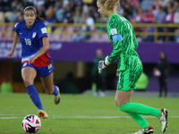 Femke Liefting of the Netherlands warms up during the FIFA U-20 Women's World Cup Colombia 2024 third-place match between the Netherlands an...