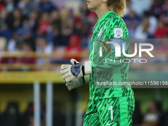 Femke Liefting of the Netherlands warms up during the FIFA U-20 Women's World Cup Colombia 2024 third-place match between the Netherlands an...