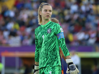 Femke Liefting of the Netherlands warms up during the FIFA U-20 Women's World Cup Colombia 2024 third-place match between the Netherlands an...