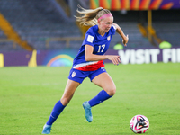 Maddie Dahlien of the United States controls the ball during the FIFA U-20 Women's World Cup Colombia 2024 third-place match between the Net...