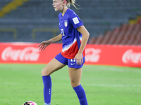 Maddie Dahlien of the United States controls the ball during the FIFA U-20 Women's World Cup Colombia 2024 third-place match between the Net...