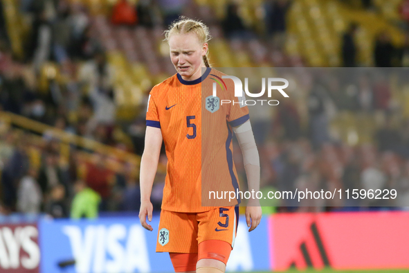 Emma Eliza Frijns of the Netherlands during the FIFA U-20 Women's World Cup third-place match between the Netherlands and the United States...