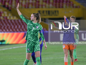 Femke Liefting of the Netherlands during the FIFA U-20 Women's World Cup Colombia 2024 third-place match between the Netherlands and the Uni...