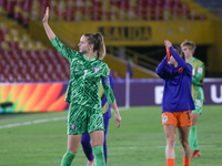 Femke Liefting of the Netherlands during the FIFA U-20 Women's World Cup Colombia 2024 third-place match between the Netherlands and the Uni...