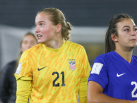 Caroline Nicole Birkel of the United States celebrates victory during the FIFA U-20 Women's World Cup Colombia 2024 third-place match betwee...