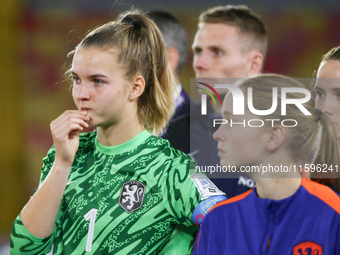 Femke Liefting of the Netherlands warms up during the FIFA U-20 Women's World Cup Colombia 2024 third-place match between the Netherlands an...