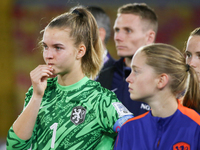 Femke Liefting of the Netherlands warms up during the FIFA U-20 Women's World Cup Colombia 2024 third-place match between the Netherlands an...