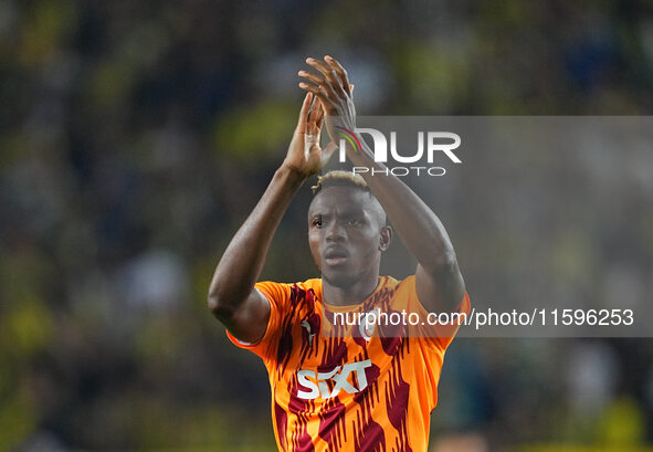 Victor Osimhen of Galatasaray  looks on during the Turkey Süper Ligue Round 5 between Fenerbahçe SK vs Galatasaray S.K., on September 21, 20...