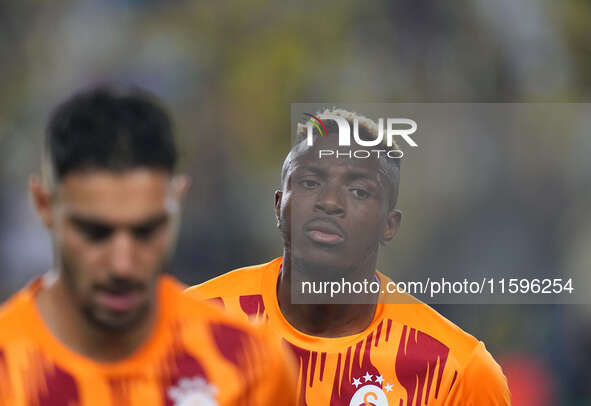 Victor Osimhen of Galatasaray  looks on during the Turkey Süper Ligue Round 5 between Fenerbahçe SK vs Galatasaray S.K., on September 21, 20...