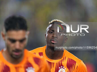 Victor Osimhen of Galatasaray  looks on during the Turkey Süper Ligue Round 5 between Fenerbahçe SK vs Galatasaray S.K., on September 21, 20...