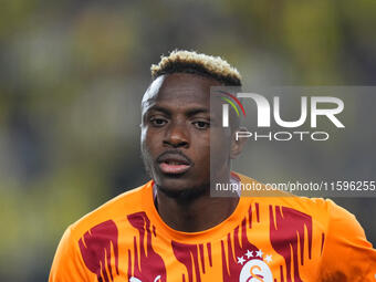 Victor Osimhen of Galatasaray  looks on during the Turkey Süper Ligue Round 5 between Fenerbahçe SK vs Galatasaray S.K., on September 21, 20...