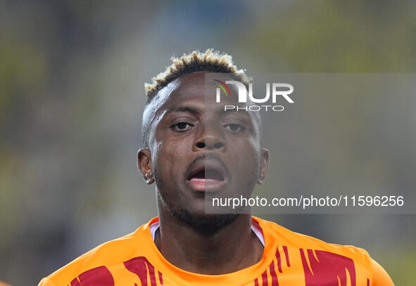 Victor Osimhen of Galatasaray  looks on during the Turkey Süper Ligue Round 5 between Fenerbahçe SK vs Galatasaray S.K., on September 21, 20...