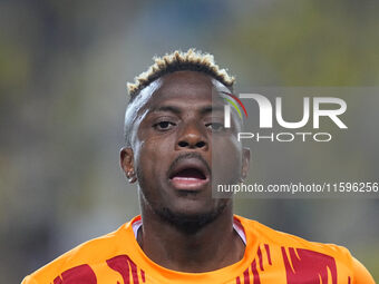 Victor Osimhen of Galatasaray  looks on during the Turkey Süper Ligue Round 5 between Fenerbahçe SK vs Galatasaray S.K., on September 21, 20...