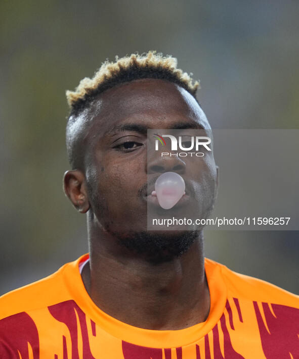 Victor Osimhen of Galatasaray  looks on during the Turkey Süper Ligue Round 5 between Fenerbahçe SK vs Galatasaray S.K., on September 21, 20...