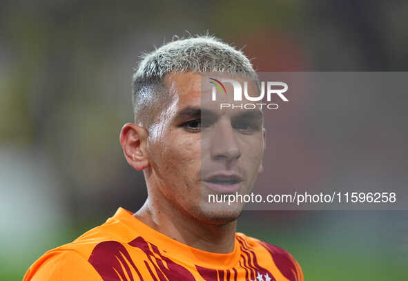 Lucas Torreira of Galatasaray  looks on during the Turkey Süper Ligue Round 5 between Fenerbahçe SK vs Galatasaray S.K., on September 21, 20...