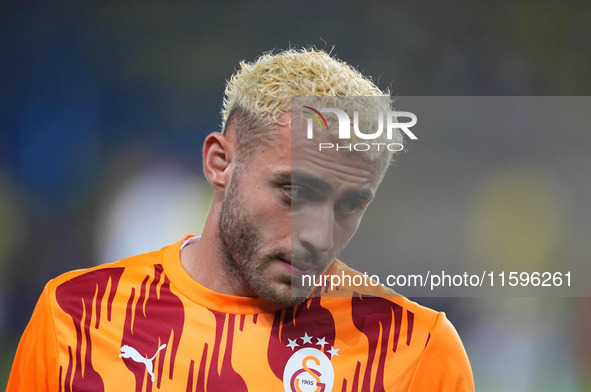 Barış Alper Yılmaz of Galatasaray  looks on during the Turkey Süper Ligue Round 5 between Fenerbahçe SK vs Galatasaray S.K., on September 21...