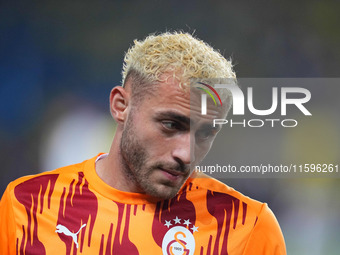 Barış Alper Yılmaz of Galatasaray  looks on during the Turkey Süper Ligue Round 5 between Fenerbahçe SK vs Galatasaray S.K., on September 21...