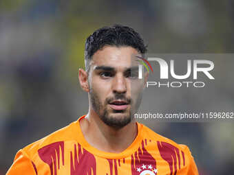 Kaan Ayhan of Galatasaray  looks on during the Turkey Süper Ligue Round 5 between Fenerbahçe SK vs Galatasaray S.K., on September 21, 2024....