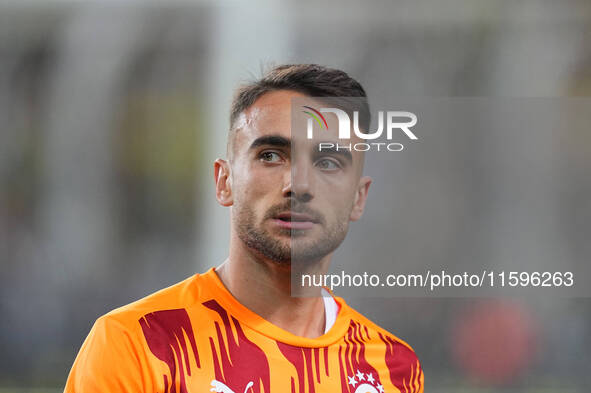 Yunus Akgün of Galatasaray  looks on during the Turkey Süper Ligue Round 5 between Fenerbahçe SK vs Galatasaray S.K., on September 21, 2024....