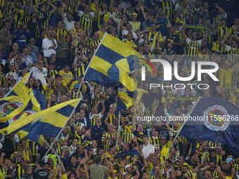    Fenerbahce fans during the Turkey Süper Ligue Round 5 between Fenerbahçe SK vs Galatasaray S.K., on September 21, 2024. (