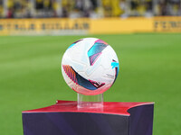    the ball during the Turkey Süper Ligue Round 5 between Fenerbahçe SK vs Galatasaray S.K., on September 21, 2024. (