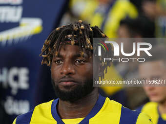 Allan Saint-Maximin of Fenerbahce  looks on during the Turkey Süper Ligue Round 5 between Fenerbahçe SK vs Galatasaray S.K., on September 21...