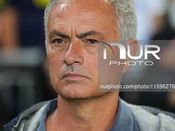 José Mourinho of Fenerbahce  looks on during the Turkey Süper Ligue Round 5 between Fenerbahçe SK vs Galatasaray S.K., on September 21, 2024...