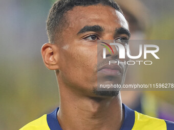 Alexander Djiku of Fenerbahce  looks on during the Turkey Süper Ligue Round 5 between Fenerbahçe SK vs Galatasaray S.K., on September 21, 20...