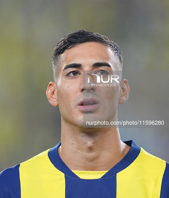 Mert Müldür of Fenerbahce  looks on during the Turkey Süper Ligue Round 5 between Fenerbahçe SK vs Galatasaray S.K., on September 21, 2024. 