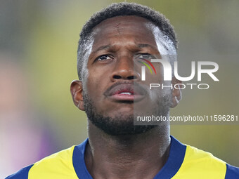 Fred of Fenerbahce  looks on during the Turkey Süper Ligue Round 5 between Fenerbahçe SK vs Galatasaray S.K., on September 21, 2024. (