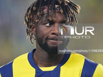 Allan Saint-Maximin of Fenerbahce  looks on during the Turkey Süper Ligue Round 5 between Fenerbahçe SK vs Galatasaray S.K., on September 21...