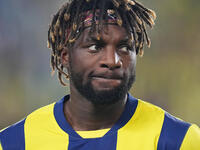 Allan Saint-Maximin of Fenerbahce  looks on during the Turkey Süper Ligue Round 5 between Fenerbahçe SK vs Galatasaray S.K., on September 21...