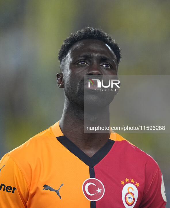 Davinson Sánchez of Galatasaray  looks on during the Turkey Süper Ligue Round 5 between Fenerbahçe SK vs Galatasaray S.K., on September 21,...