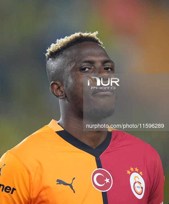 Victor Osimhen of Galatasaray  looks on during the Turkey Süper Ligue Round 5 between Fenerbahçe SK vs Galatasaray S.K., on September 21, 20...