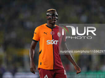 Victor Osimhen of Galatasaray  looks on during the Turkey Süper Ligue Round 5 between Fenerbahçe SK vs Galatasaray S.K., on September 21, 20...