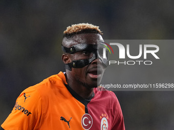 Victor Osimhen of Galatasaray  looks on during the Turkey Süper Ligue Round 5 between Fenerbahçe SK vs Galatasaray S.K., on September 21, 20...