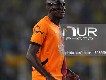 Victor Osimhen of Galatasaray  looks on during the Turkey Süper Ligue Round 5 between Fenerbahçe SK vs Galatasaray S.K., on September 21, 20...