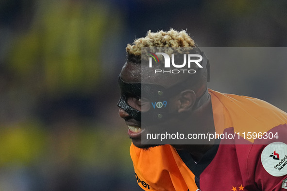 Victor Osimhen of Galatasaray  looks on during the Turkey Süper Ligue Round 5 between Fenerbahçe SK vs Galatasaray S.K., on September 21, 20...